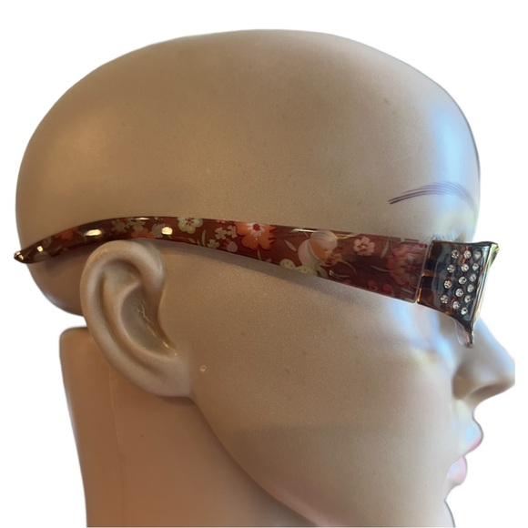 Foster Grant Women's Floral Reader Glasses +1.5 with Case - Picture 3 of 8